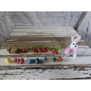 Mini carrot egg ornament Xmas spring bunny rabbit